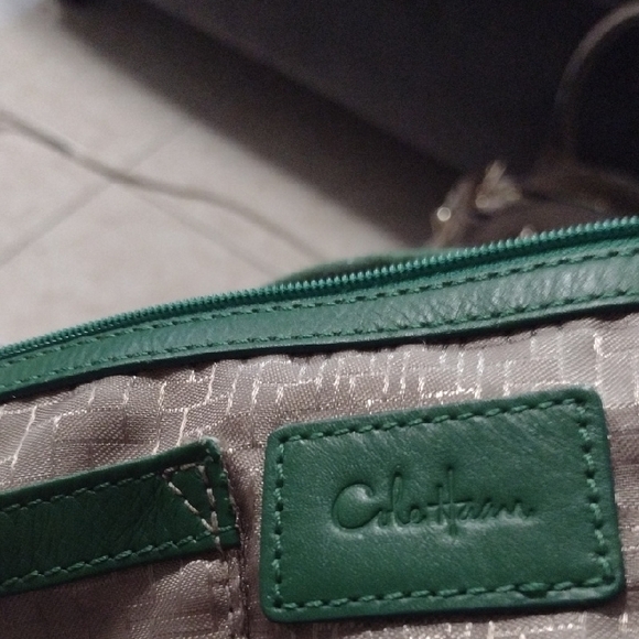 Cole Haan Shiny Green Shoulder Bag - Picture 6 of 8